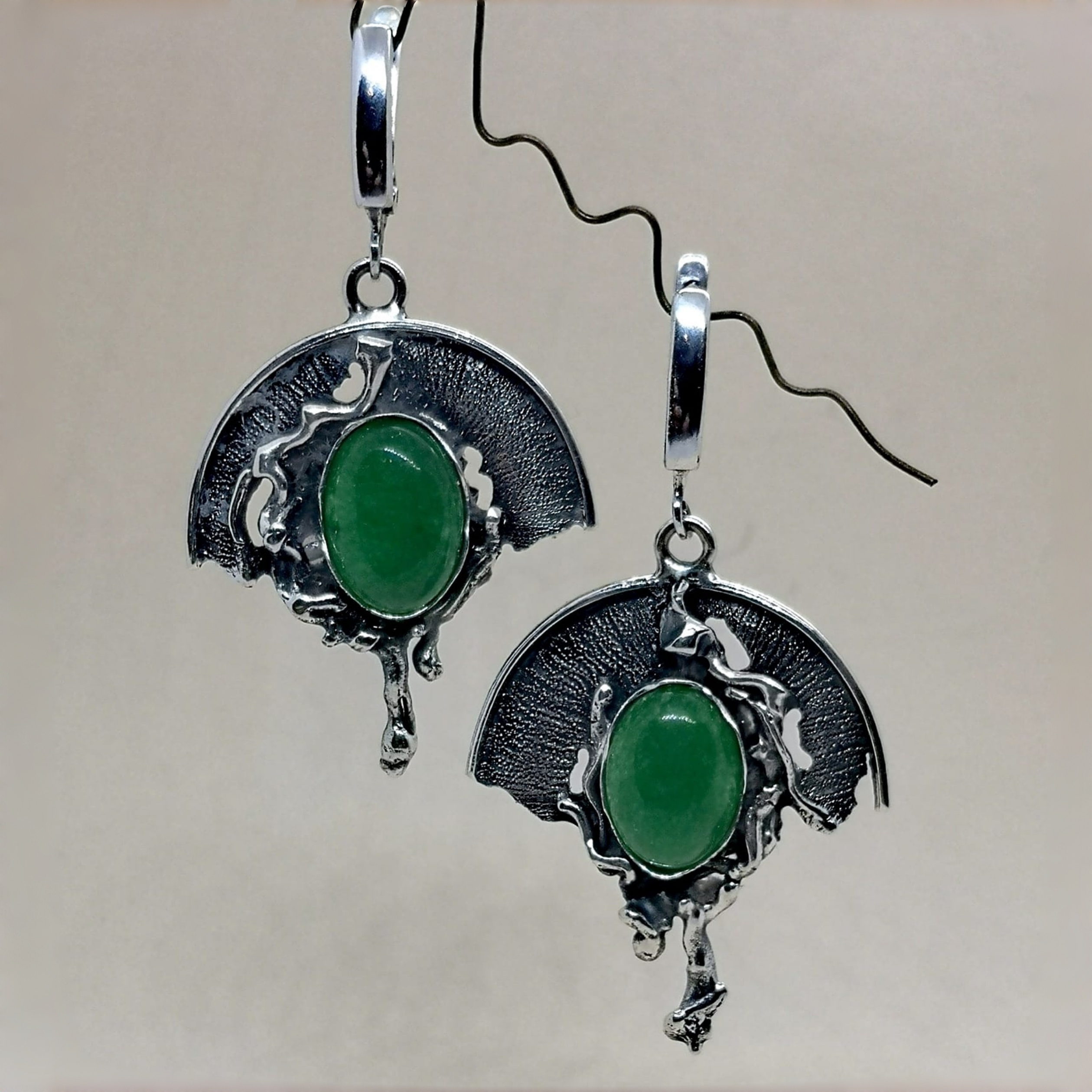 Bohemian Style Fan-Shaped Earrings